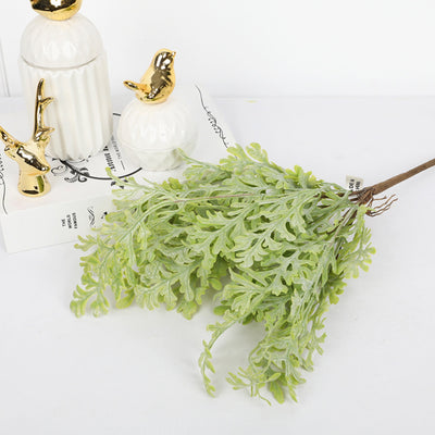 17" soft plastic fern spray-home decoration bouquet fillers